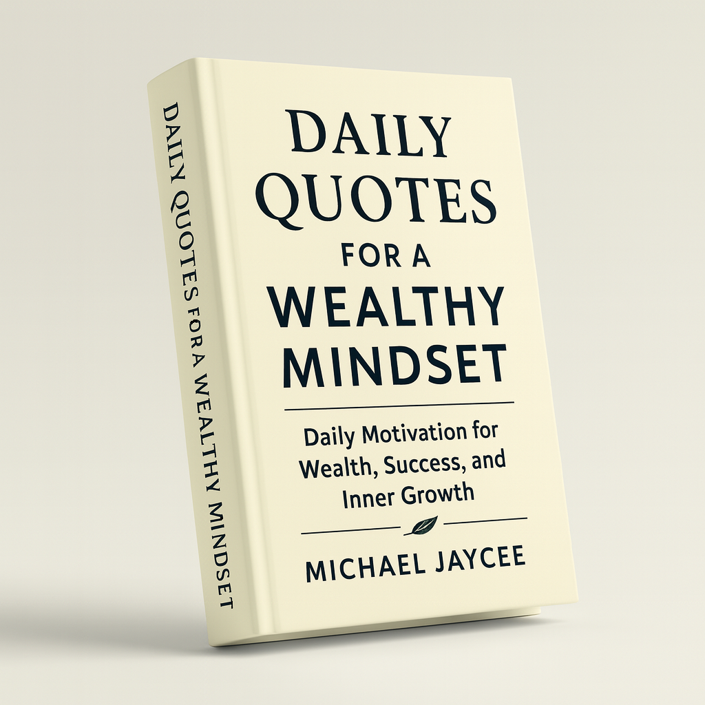 Daily Quotes For A Wealthy Mindset Book Cover